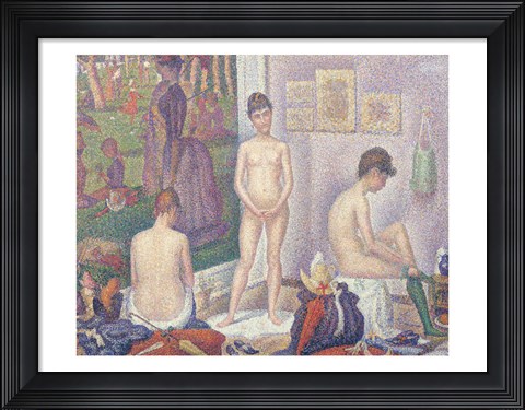 Framed Models, 1888 Print