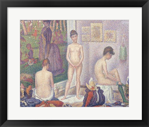 Framed Models, 1888 Print