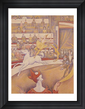 Framed Circus, 1891 Print