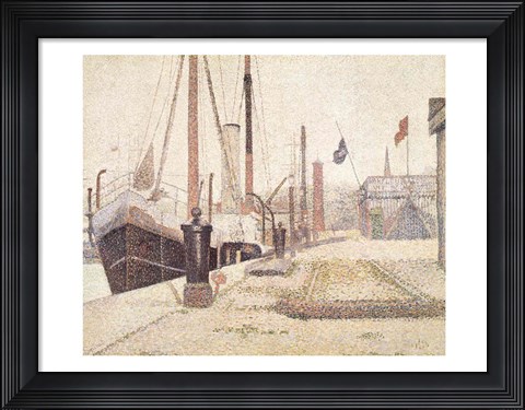 Framed La Maria at Honfleur, 1886 Print