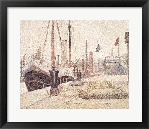 Framed La Maria at Honfleur, 1886 Print