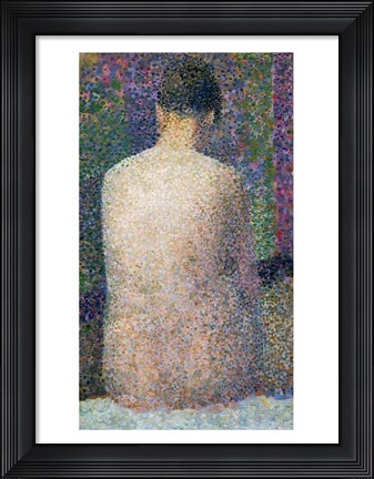 Framed Model from the Back, 1886 Print