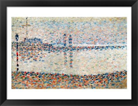 Framed Study for &#39;The Channel at Gravelines, Evening&#39;, 1890 Print