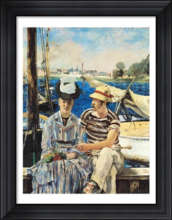 Framed Argenteuil, 1874 Print