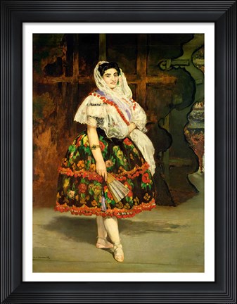 Framed Lola de Valence, 1862 Print