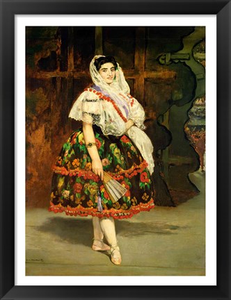 Framed Lola de Valence, 1862 Print