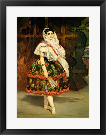 Framed Lola de Valence, 1862 Print