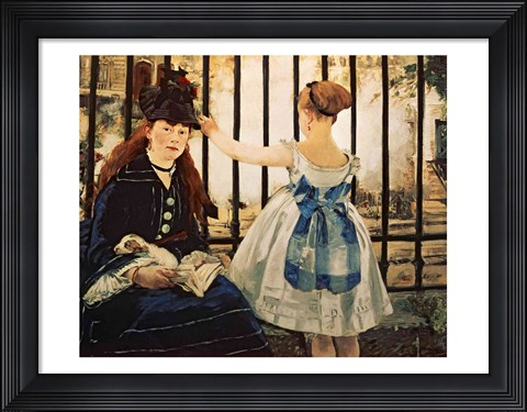 Framed Gare St. Lazare Print