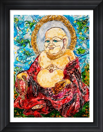 Framed Enlightened Buddha Print