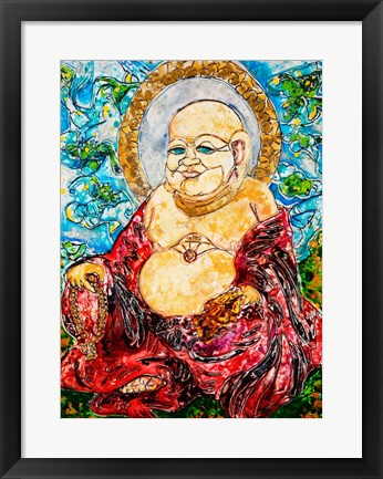 Framed Enlightened Buddha Print