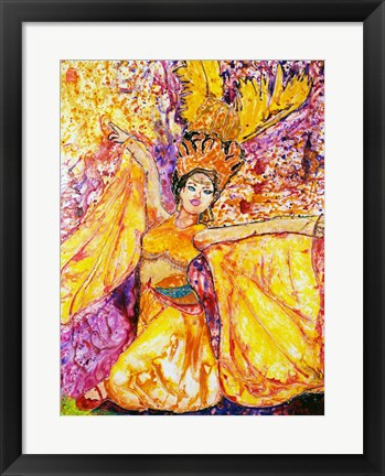 Framed Feather Dancer Print