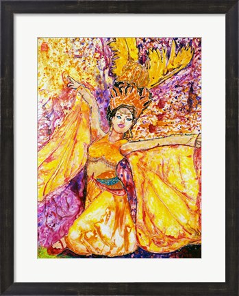 Framed Feather Dancer Print