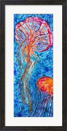 Framed Jellyfish Duo Print