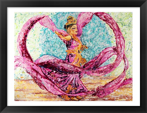 Framed Ribbon Dancer Print