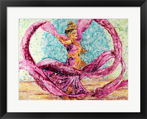 Framed Ribbon Dancer Print