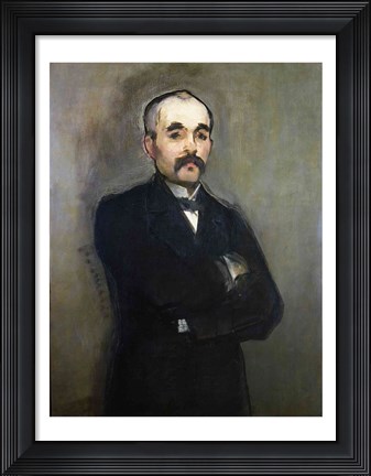 Framed Portrait of Georges Clemenceau Print