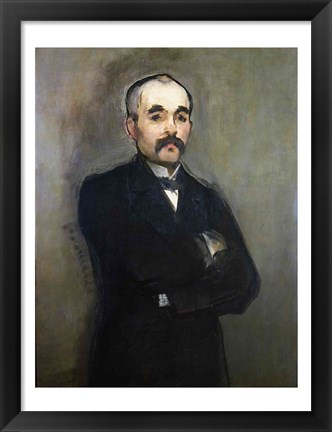 Framed Portrait of Georges Clemenceau Print