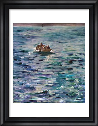 Framed Escape of Henri de Rochefort Print