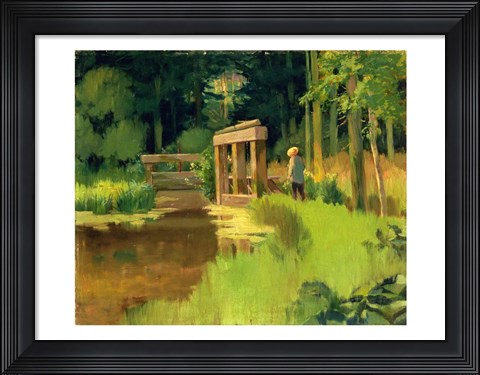 Framed In a Park Print