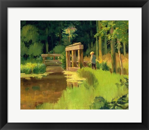 Framed In a Park Print