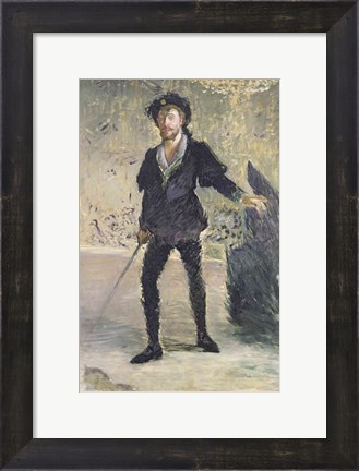 Framed Jean-Baptiste Faure in the Opera &#39;Hamlet&#39; by Ambroise Thomas Print