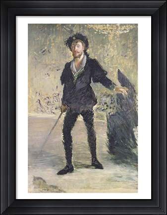 Framed Jean-Baptiste Faure in the Opera &#39;Hamlet&#39; by Ambroise Thomas Print