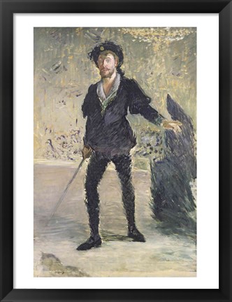 Framed Jean-Baptiste Faure in the Opera &#39;Hamlet&#39; by Ambroise Thomas Print