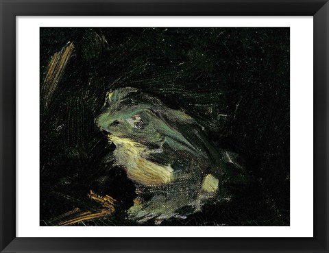 Framed Dejeuner sur l&#39;Herbe, 1863 (frog detail) Print