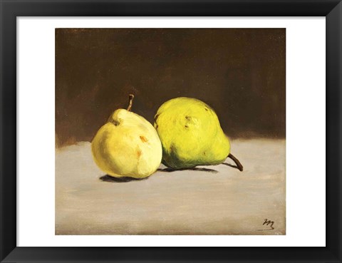 Framed Two Pears, 1864 Print