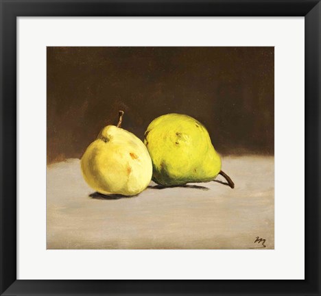 Framed Two Pears, 1864 Print