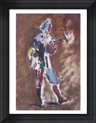 Framed Study for Polichinelle, 1873 Print