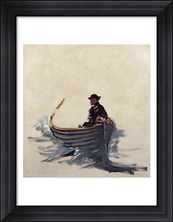 Framed Study for The Escape of Rochefort, 1881 Print