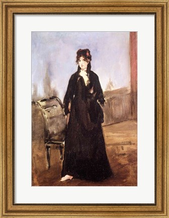 Framed Portrait of Berthe Morisot Print