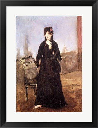 Framed Portrait of Berthe Morisot Print