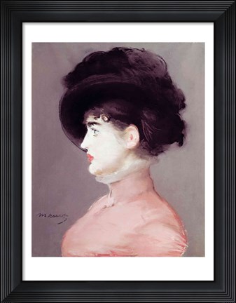 Framed La Viennoise: Portrait of Irma Brunner, c.1880 Print