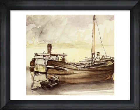 Framed Barge Print