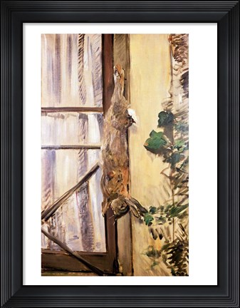 Framed Rabbit, 1881 Print
