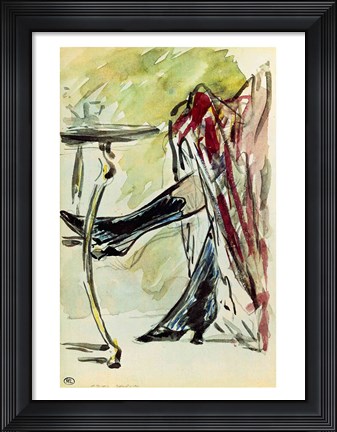 Framed In the Garden Print
