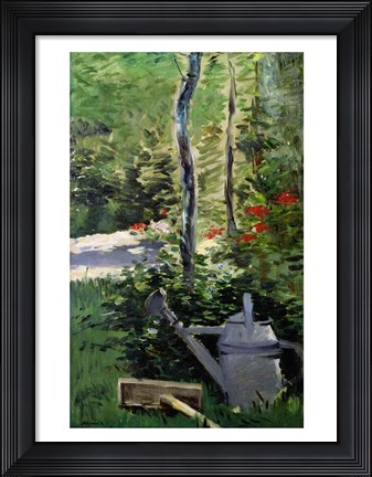 Framed Watering Can, 1880 Print