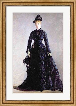 Framed Parisian Lady Print