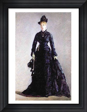 Framed Parisian Lady Print