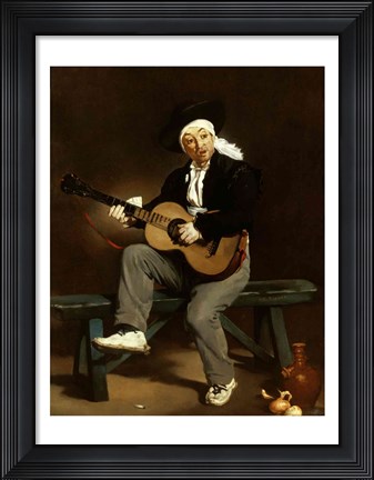 Framed Spanish Singer, 1860 Print