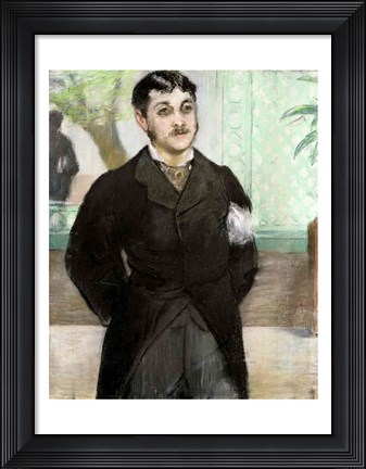 Framed Portrait of M. Gauthier-Lathuille Print