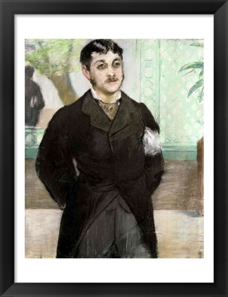 Framed Portrait of M. Gauthier-Lathuille Print