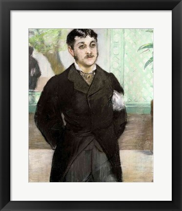 Framed Portrait of M. Gauthier-Lathuille Print