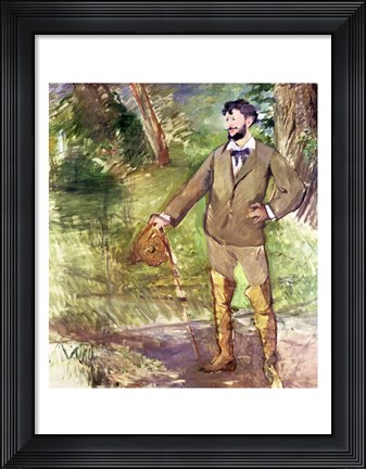 Framed Portrait of Emile-Auguste Carolus-Duran Print