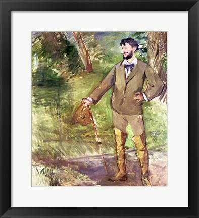 Framed Portrait of Emile-Auguste Carolus-Duran Print