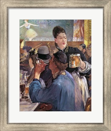 Framed Corner of a Cafe-Concert, 1878-80 Print