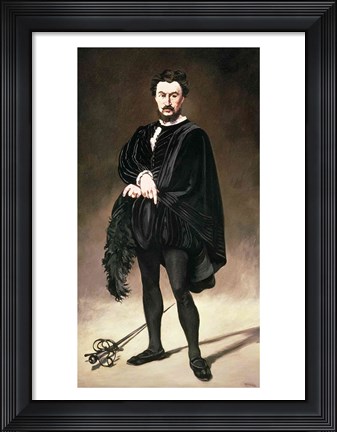 Framed Tragedian Actor Print