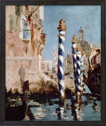 Framed Grand Canal, Venice, 1875 Print